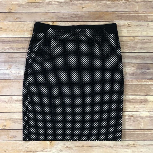 The Limited Dresses & Skirts - The Limited exact stretch polka dot skirt-sz 8/NWT